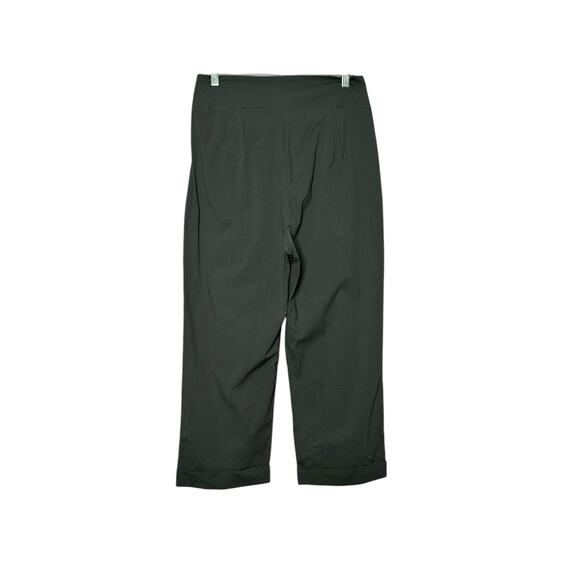 Blush BJ olive green pleated cropped pants size Large - Picture 9 of 12